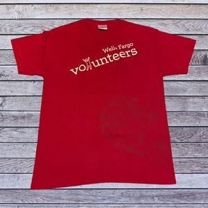 Wells Fargo Volunteers Shirt Bank Employee Costume Spirit Halloween TCF